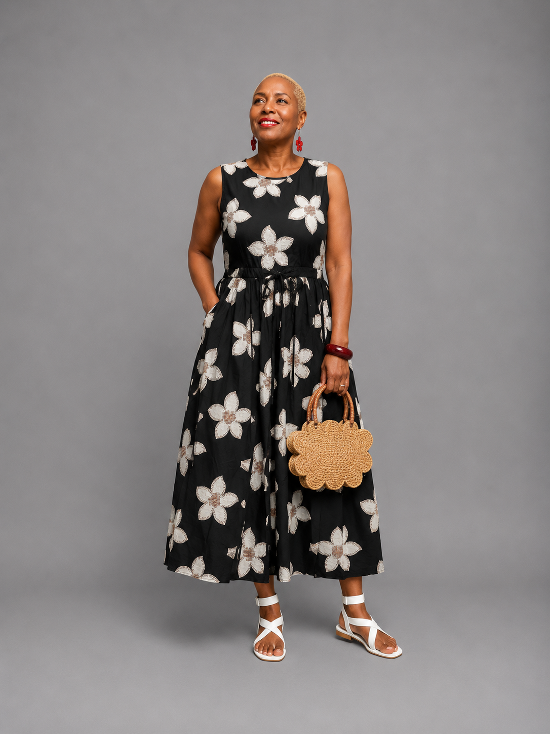 ROBE LONGUE SANS MANCHES