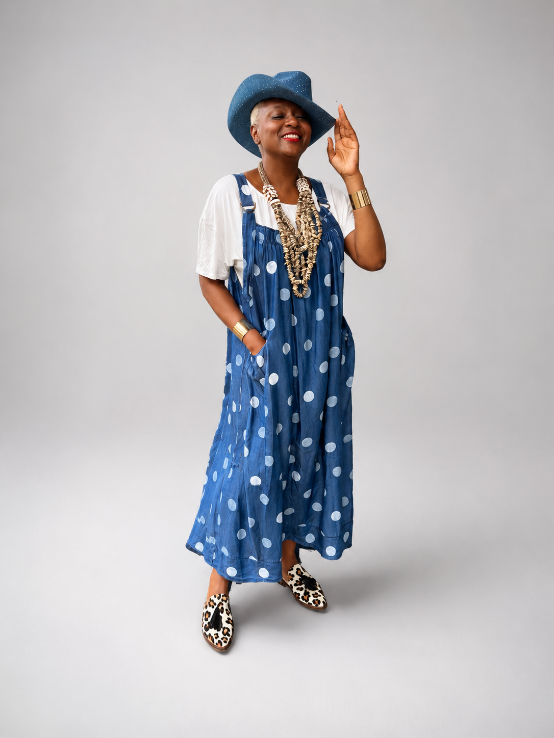 ROBE SALOPETTE EN TENCEL