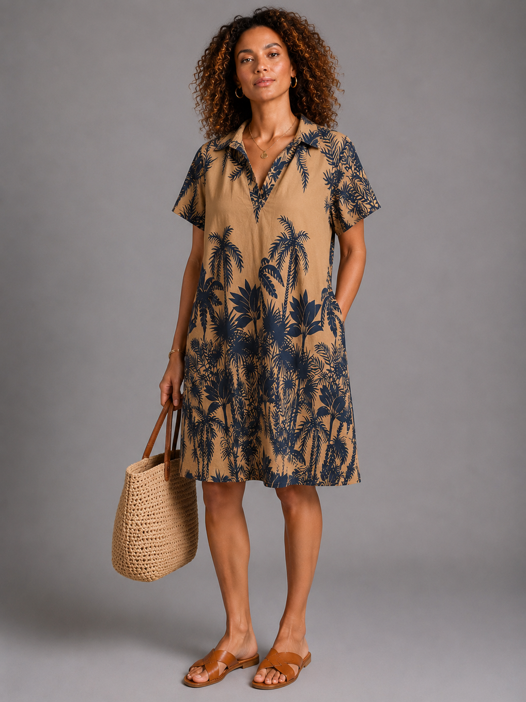 ROBE COTON IMPRIMEE