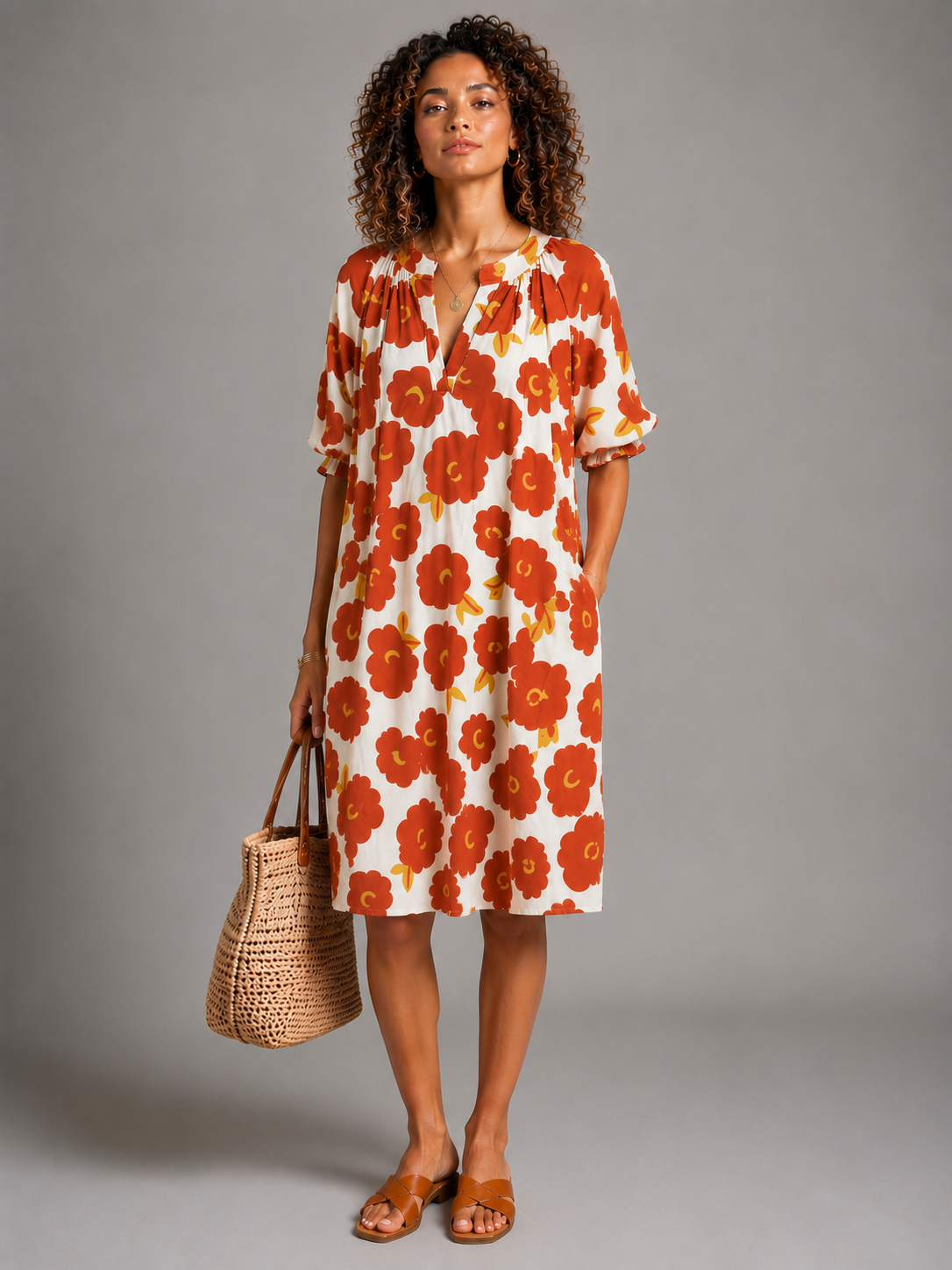 ROBE A FLEURS